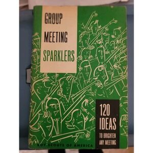 Vintage 1962‎ Boy Scouts of America - Group Meeting Sparklers Guide Book B84